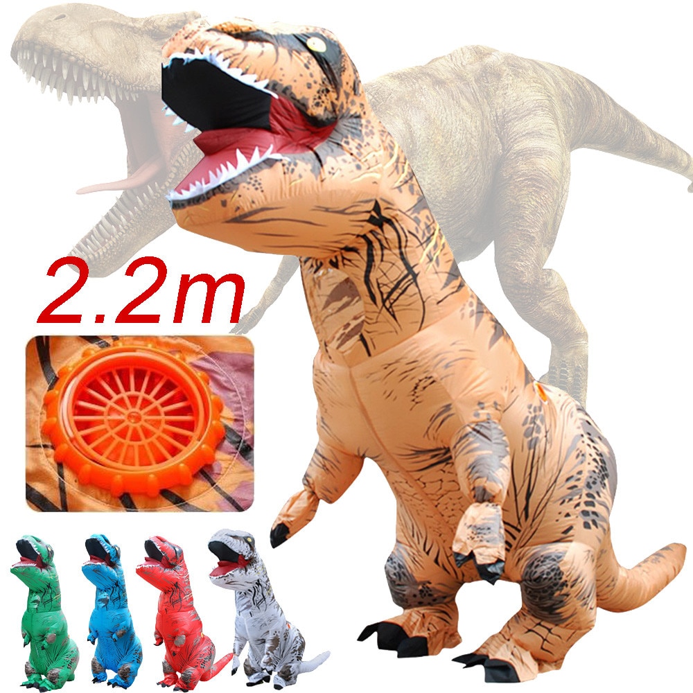 articulo sobresalir Delgado Inflable T-Rex dinosaurio traje de fiesta juguetes al aire libre juego  educativos niños - Inflables De Colombia